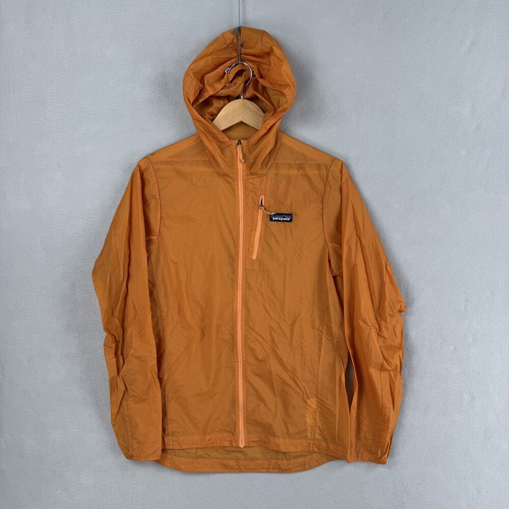 Patagonia Houdini Jacket Mens Small Orange Ultralight Windbreaker Packable